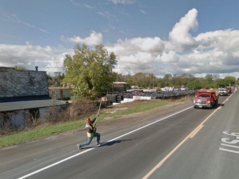 A Construction Man Rocking Out 15