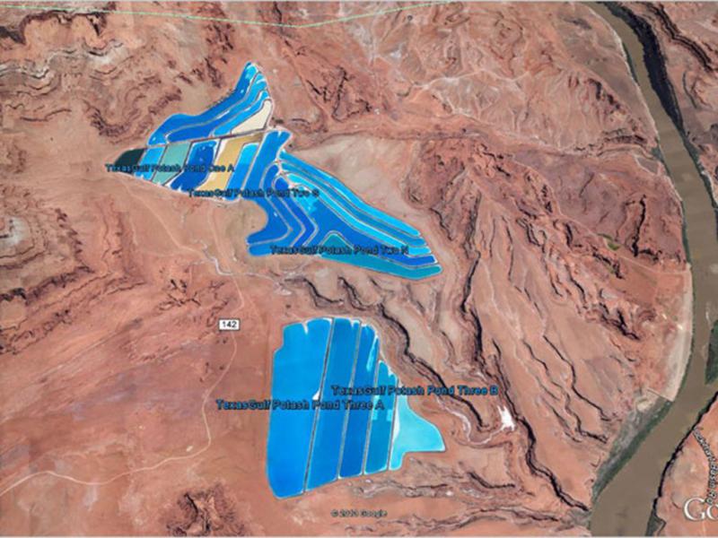 Potash Evaporation Ponds  45
