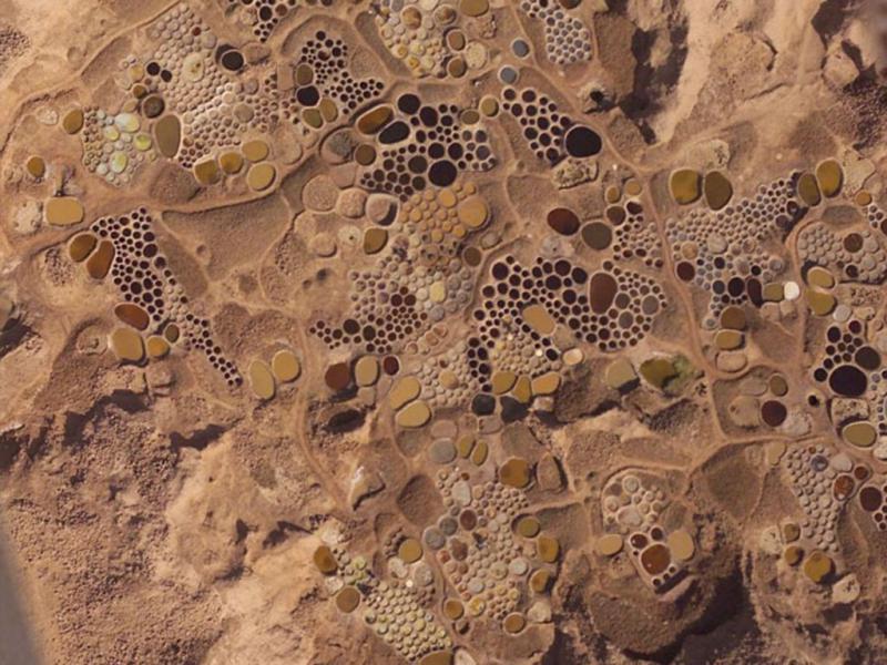 Pits From a Salt Extraction 58