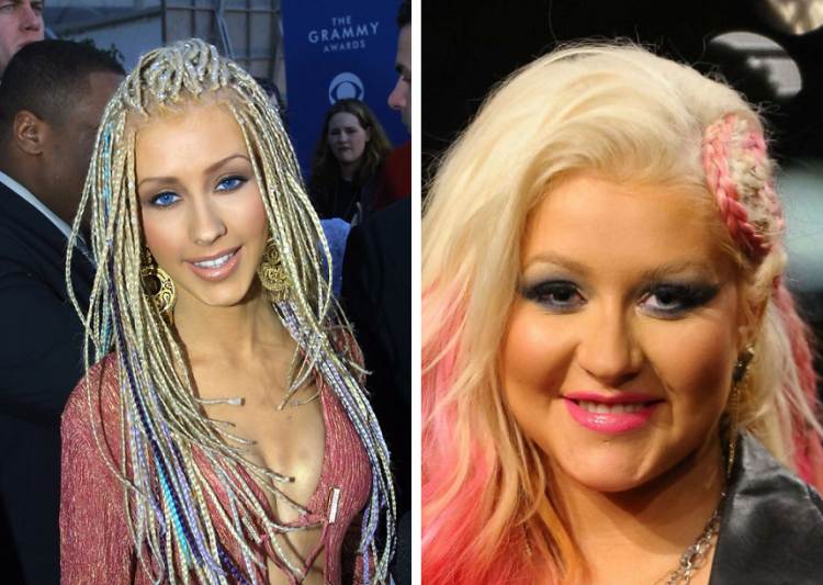 Christina Aguilera Then And Now