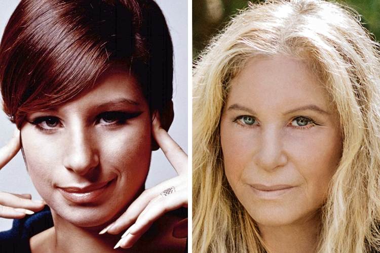 Barbra Streisand Then And Now