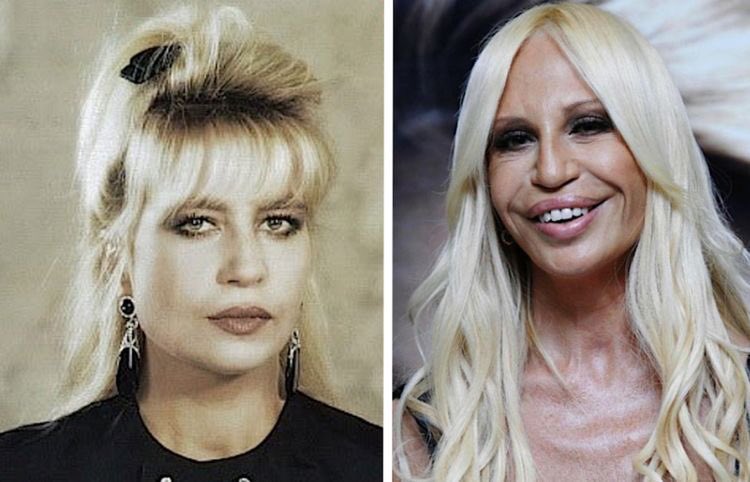 Donatella Versace Then And Now