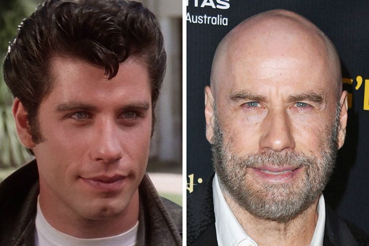 John Travolta Then And Now