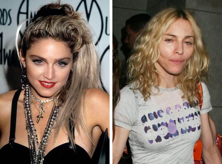 Madonna Then And Now