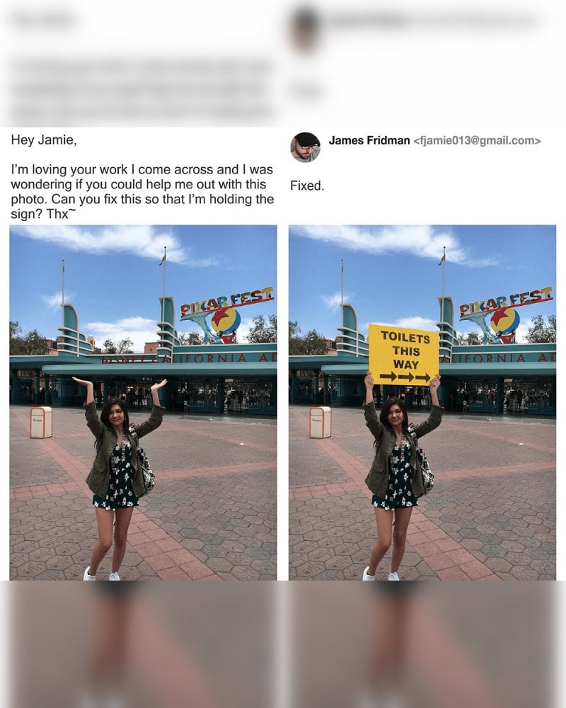 Epic Photoshop Fails That Make Your Day Cool sign, lady
