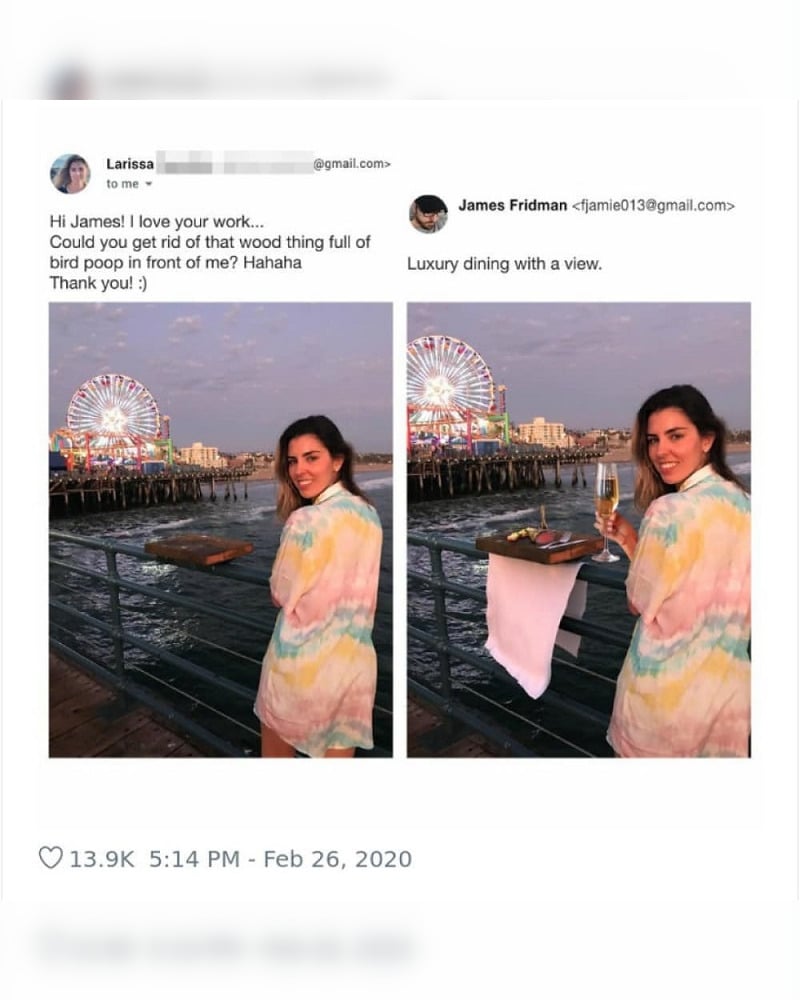 Epic Photoshop Fails That Make Your Day Dining on bird poop