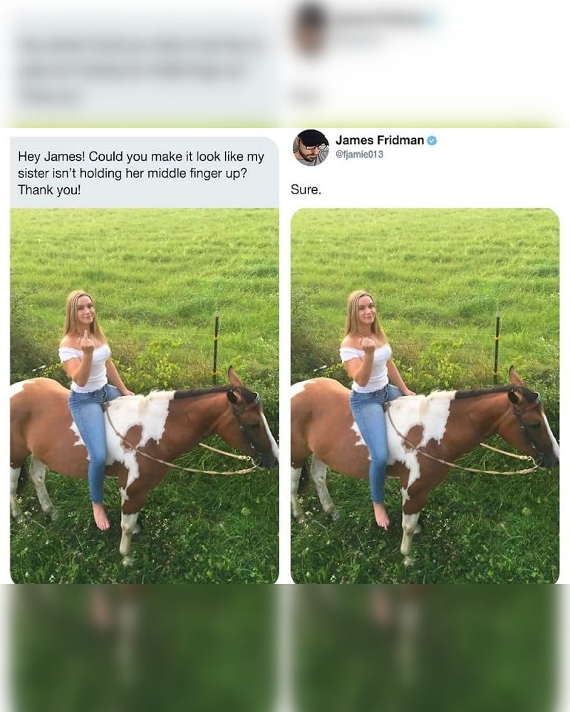 Epic Photoshop Fails That Make Your Day Horsing around