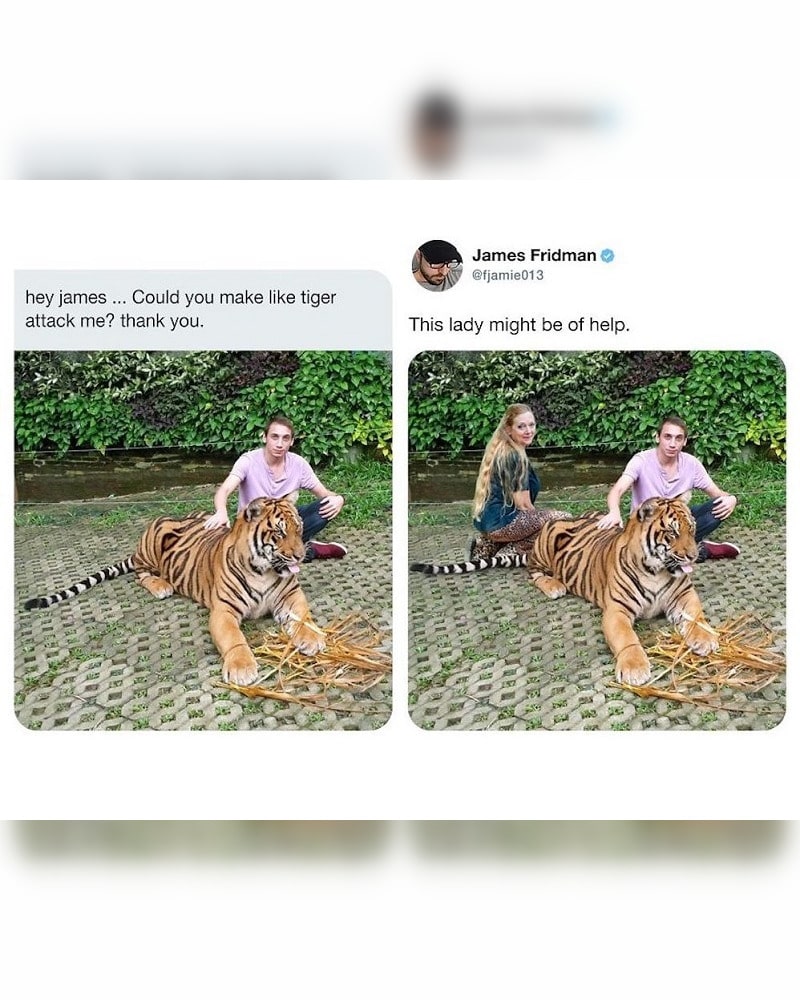 Epic Photoshop Fails That Make Your Day How to get attacked by a tiger