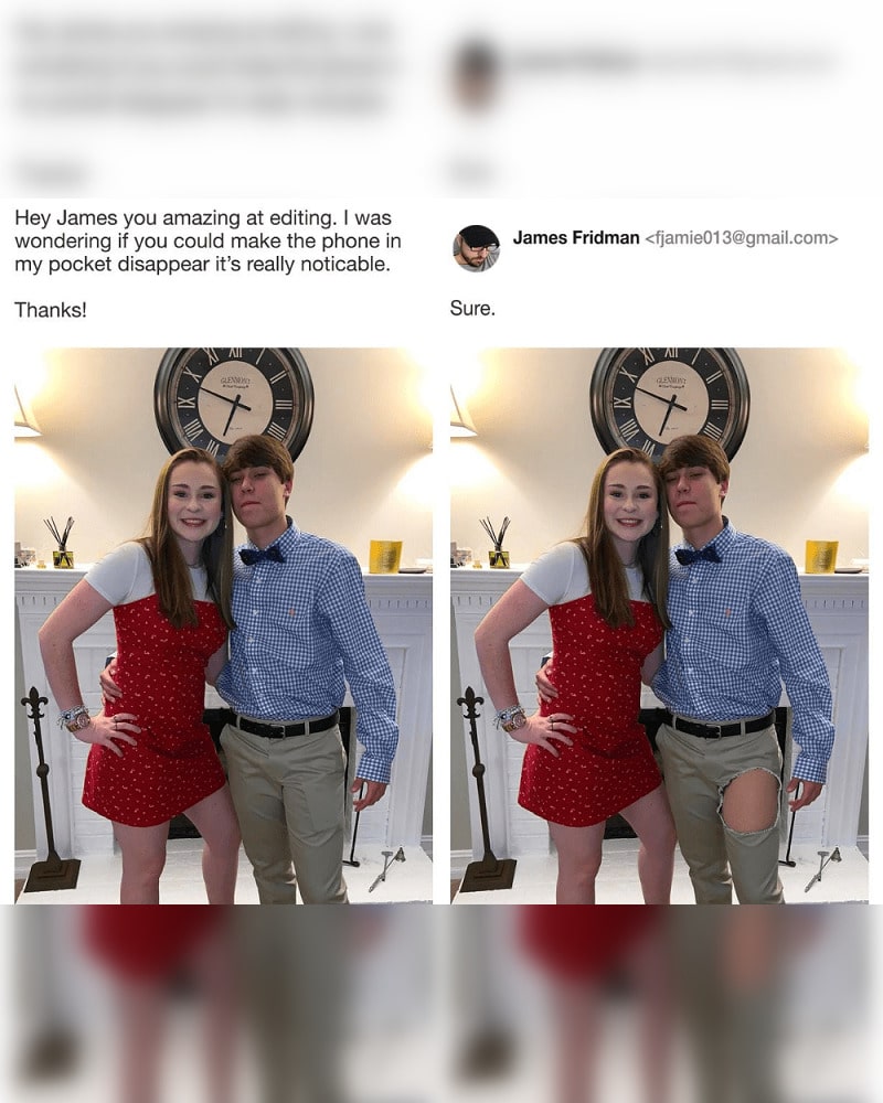 Epic Photoshop Fails That Make Your Day Is that a phone or are you happy to see me?