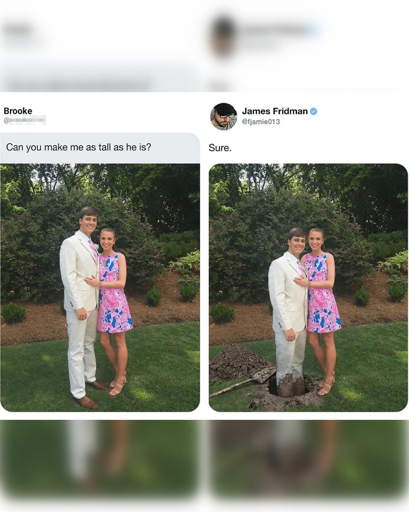 Epic Photoshop Fails That Make Your Day Same height, please