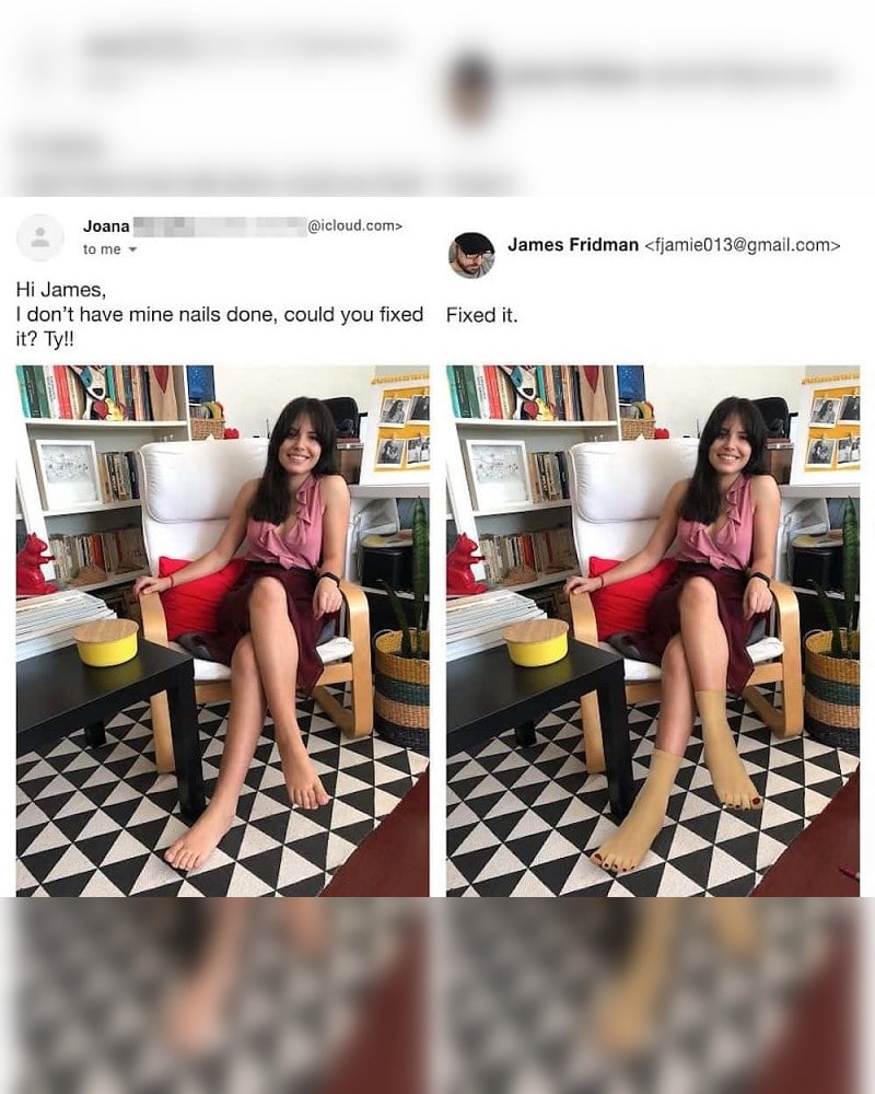 Epic Photoshop Fails That Make Your Day Which nails do you mean?