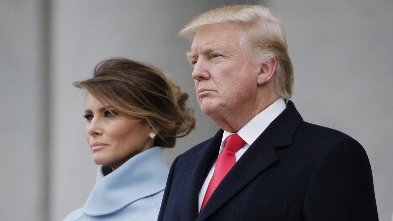 Donald Trump's inauguration didn't give a great first impression of his marriage 5