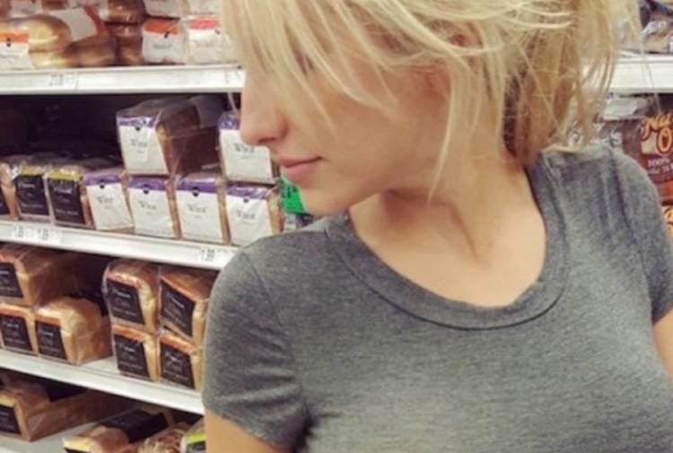 Selfie On The Bread Aisle