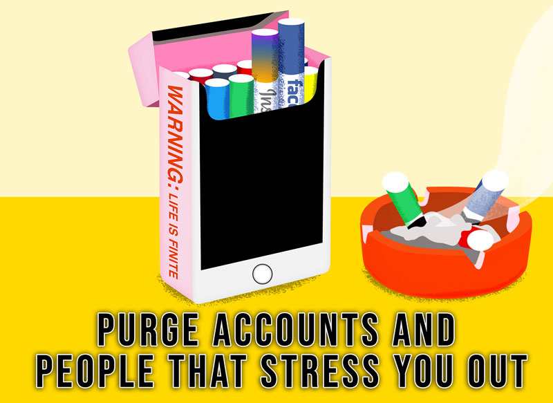 Unfollow Social Media Accounts That Stress You Out