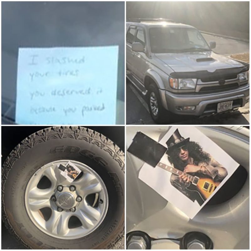 Moments When Revenge Was Totally Worth It Slashed his tires