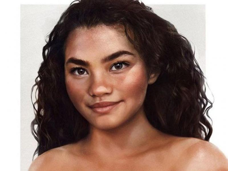 Moana from "Moana" 2
