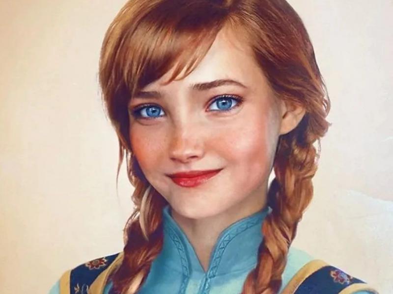 Anna from "Frozen" 8