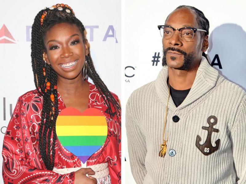 Snoop Dogg and Brandy 11