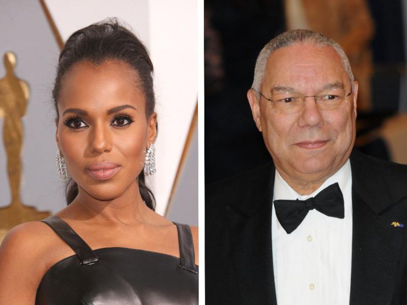 Kerry Washington and Colin Powell 13