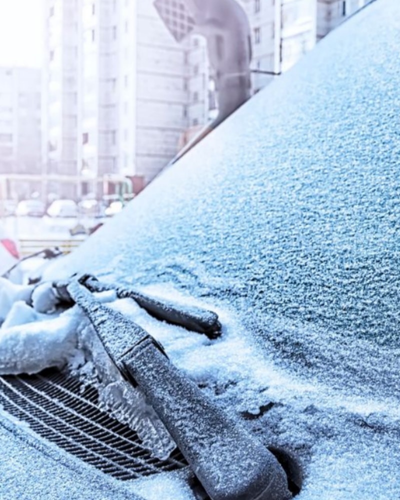 Strange But True Car Hacks You Never Knew Melt windshield ice with vinegar