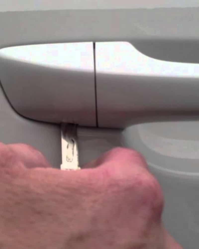 Strange But True Car Hacks You Never Knew The concealed keyhole