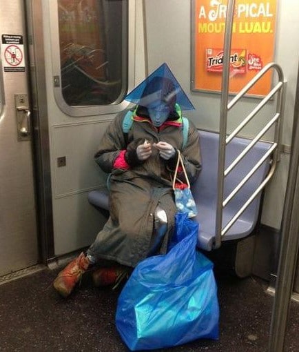 Suspect Moments Caught On The NYC Subway  I’m Blue