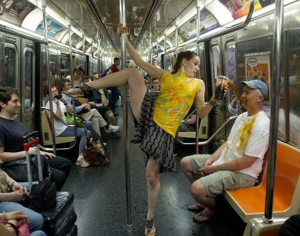 Suspect Moments Caught On The NYC Subway Oops