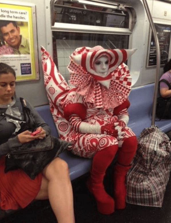 Suspect Moments Caught On The NYC Subway This makes sense