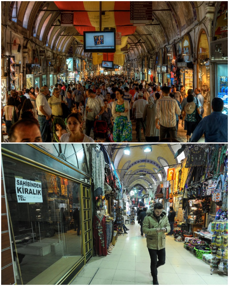 The Pandemic Places In The World Grand Bazaar in Istanbul