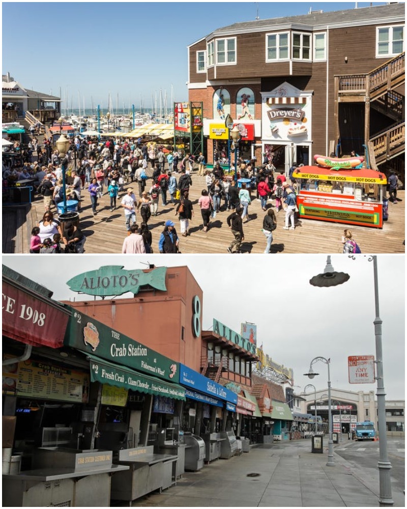 The Pandemic Places In The World San Francisco’s Fisherman’s Wharf