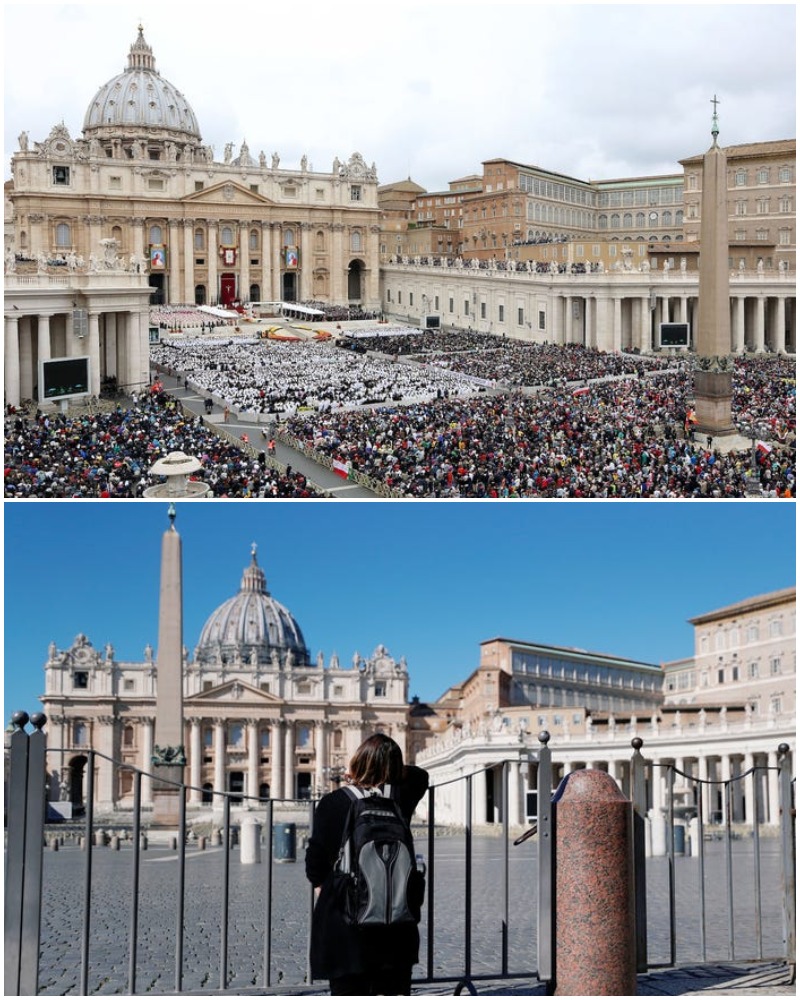The Pandemic Places In The World Vatican City