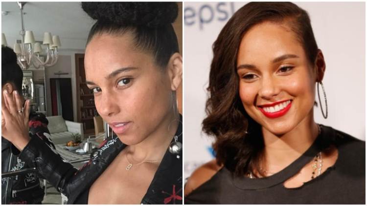 Alicia Keys Without Makeup