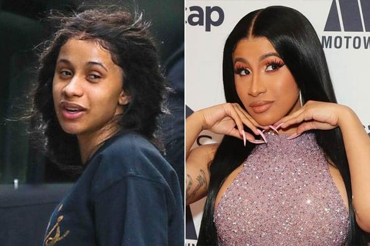 Cardi B Without Makeup