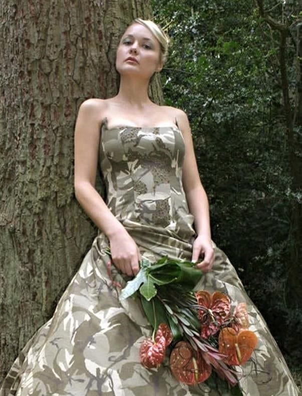 Wedding Dresses That Had Grooms Running For The Hills She’s one with nature