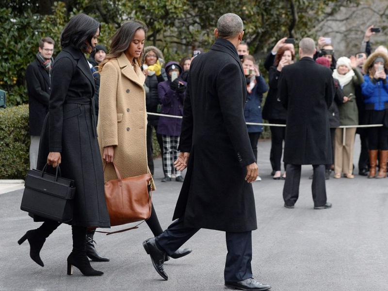 Malia Is a Seasoned Globe-Trotter 12